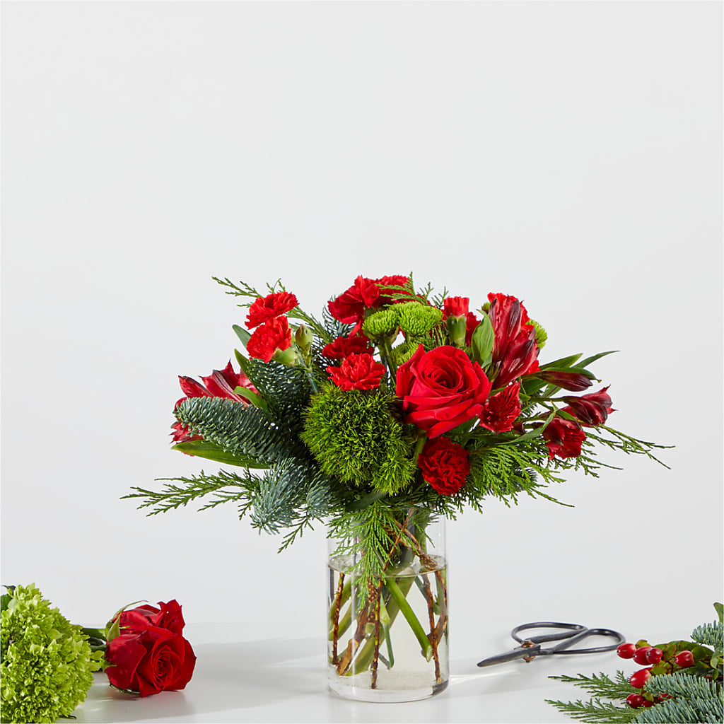 Merry Moment Bouquet – A Florist Original – BELLE'S FLOWERS, Huntington Beach CA