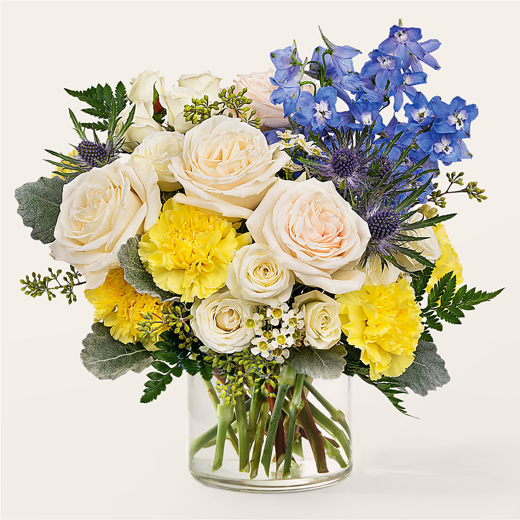 Lemon Sorbet Bouquet – BELLE'S FLOWERS, Huntington Beach CA