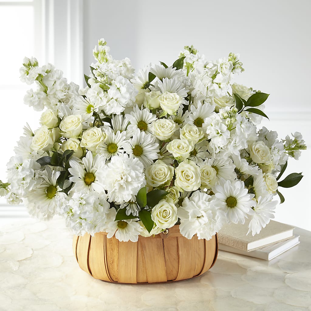 Graceful Garden Basket – BELLE'S FLOWERS, Huntington Beach CA