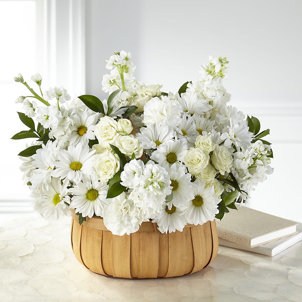 Graceful Garden Basket – BELLE'S FLOWERS, Huntington Beach CA