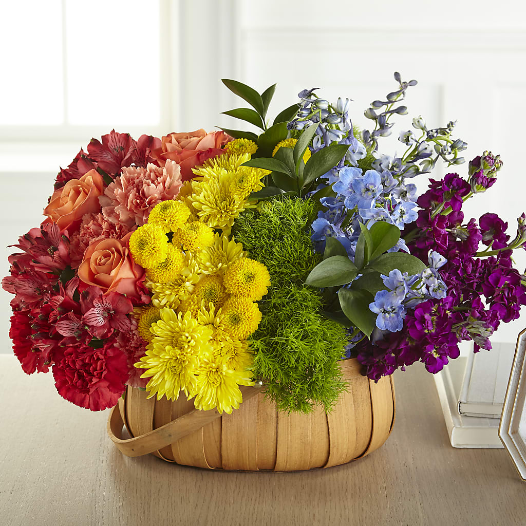 Prideful Basket – BELLE'S FLOWERS, Huntington Beach CA
