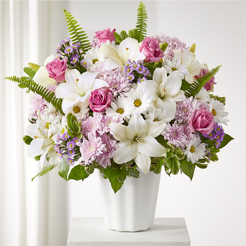 Warmest Thoughts Tabletop Basket – BELLE'S FLOWERS, Huntington Beach CA