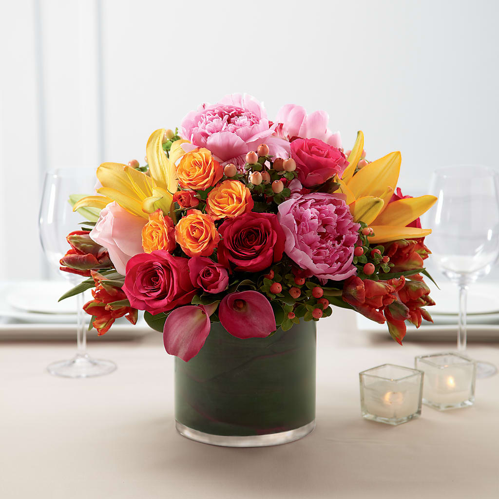 Color Mix Arrangement – BELLE'S FLOWERS, Huntington Beach CA