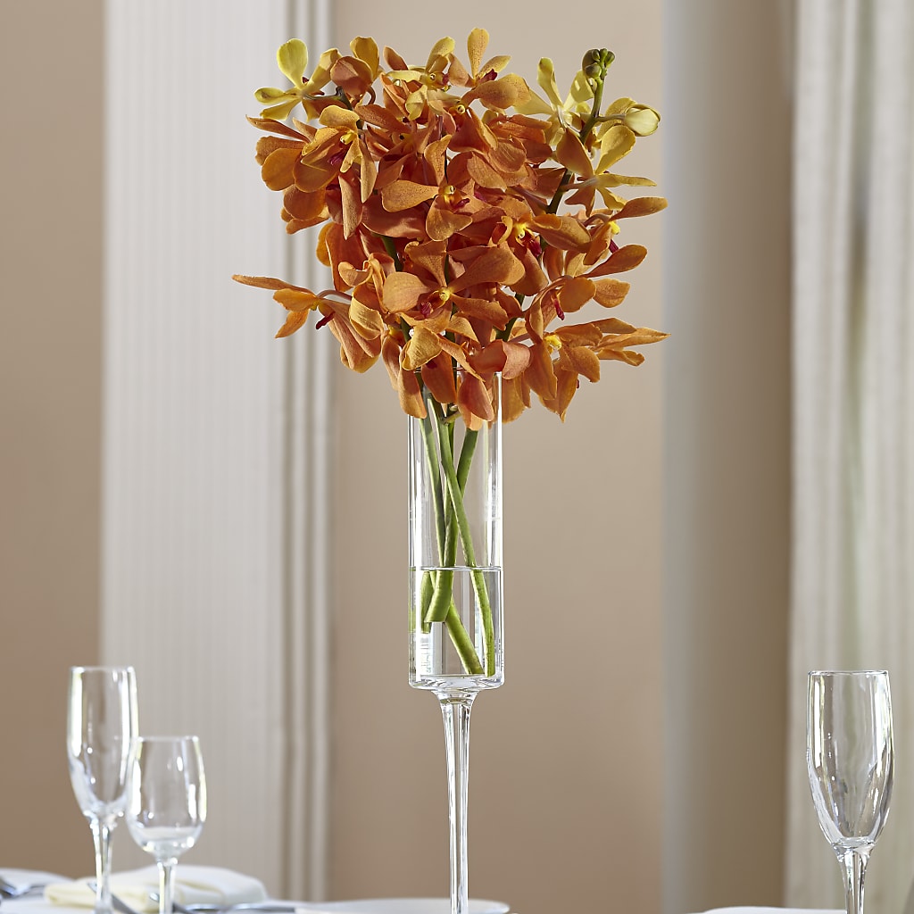 Orange Mokara Bouquet – BELLE'S FLOWERS, Huntington Beach CA