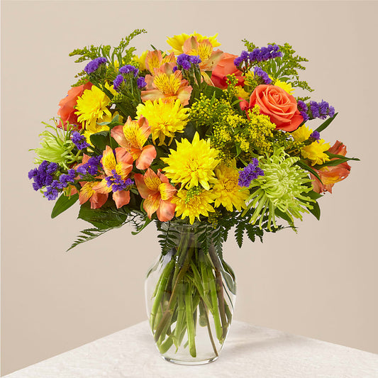 Marmalade Skies Bouquet – BELLE'S FLOWERS, Huntington Beach CA