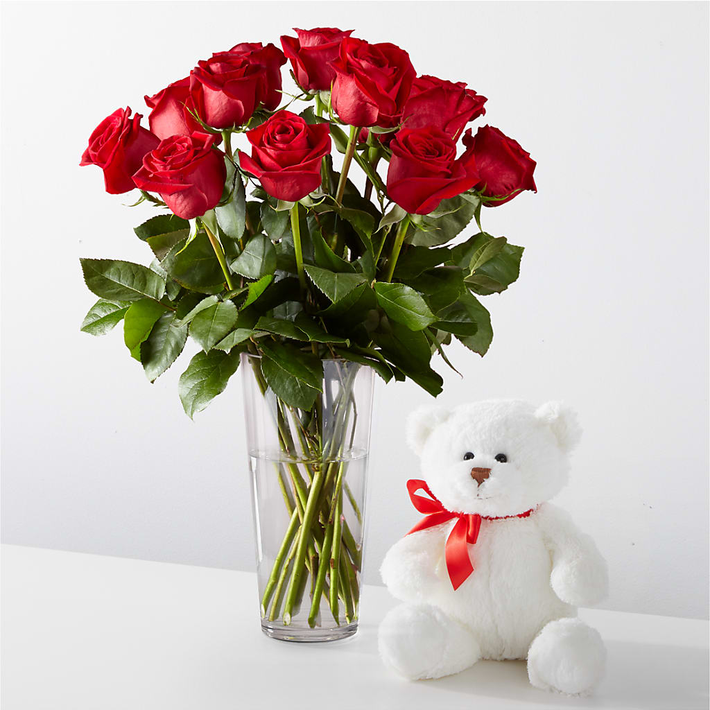 Romantic Long Stem Red Rose Bouquet Bundles – BELLE'S FLOWERS, Huntington Beach CA