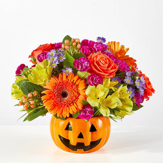 Tricks & Treats Pumpkin – BELLE'S FLOWERS, Huntington Beach CA