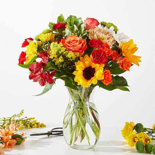 Fall Delight – A Florist Original – BELLE'S FLOWERS, Huntington Beach CA