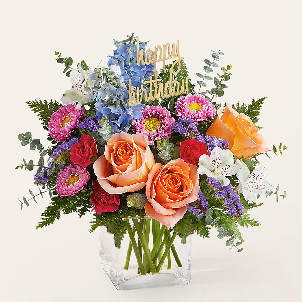 Birthday Bash Bouquet – BELLE'S FLOWERS, Huntington Beach CA