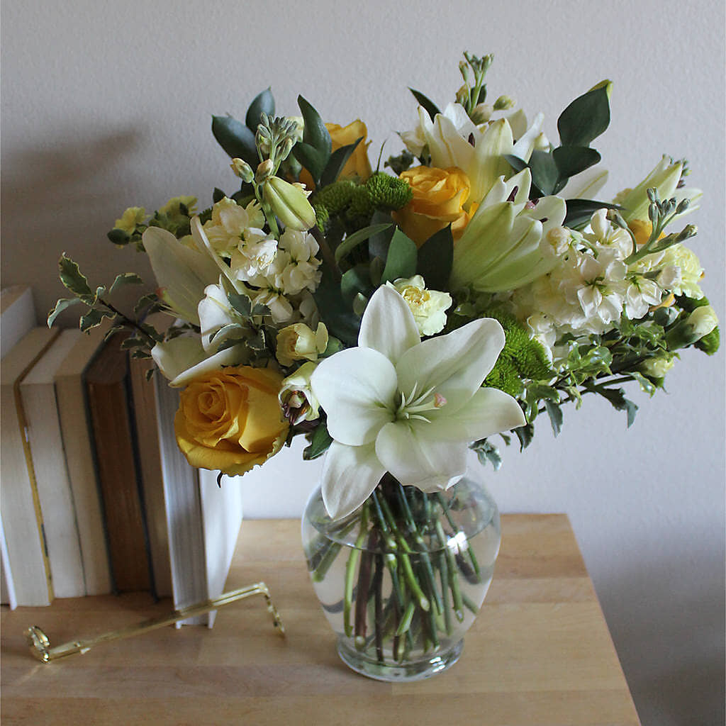 Hope & Serenity Bouquet – BELLE'S FLOWERS, Huntington Beach CA
