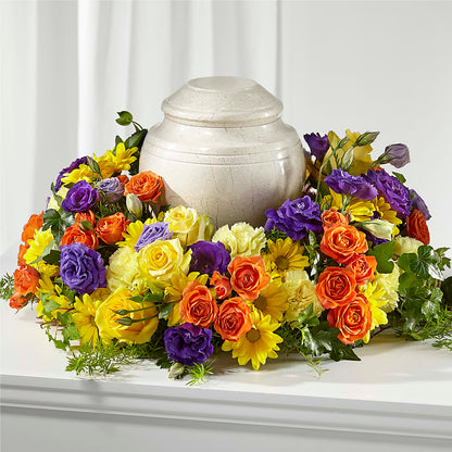 Blossoms of Remembrance Cremation Adornment – BELLE'S FLOWERS, Huntington Beach CA