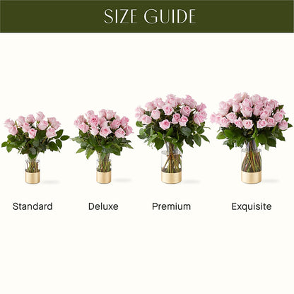 Picture Perfect Pink Rose Bouquet – BELLE'S FLOWERS, Huntington Beach CA