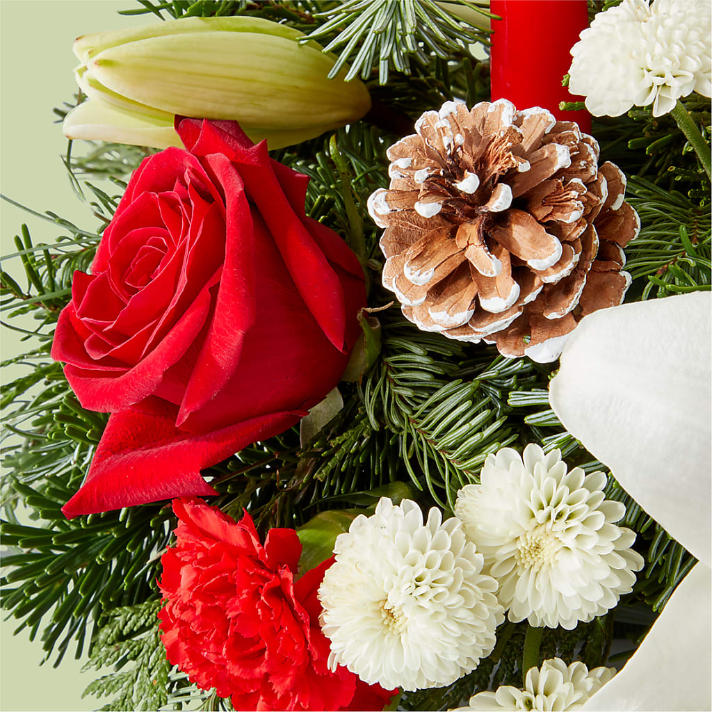 Seasonal Festivities Centerpiece – BELLE'S FLOWERS, Huntington Beach CA