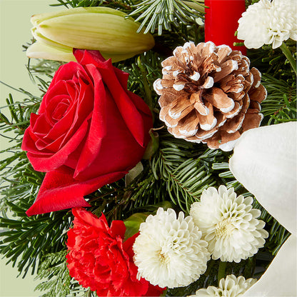 Seasonal Festivities Centerpiece – BELLE'S FLOWERS, Huntington Beach CA