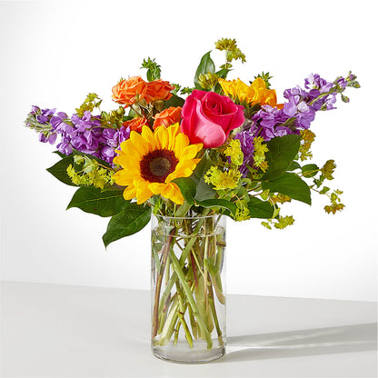 Vibrant Greetings Bouquet – BELLE'S FLOWERS, Huntington Beach CA