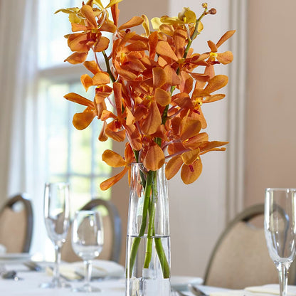 Orange Mokara Bud Vase – BELLE'S FLOWERS, Huntington Beach CA