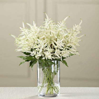 White Astilbe Bouquet – BELLE'S FLOWERS, Huntington Beach CA